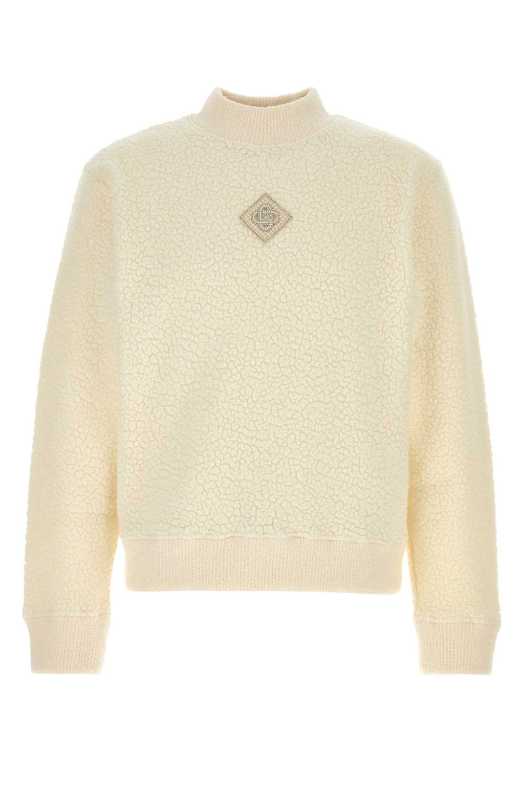 CASABLANCA MENS CASHMERE SWEATSHIRT For Men Exterior: 39% Wool 22% Viscose 17% Nylon 14% Polyester 8% Cashmere