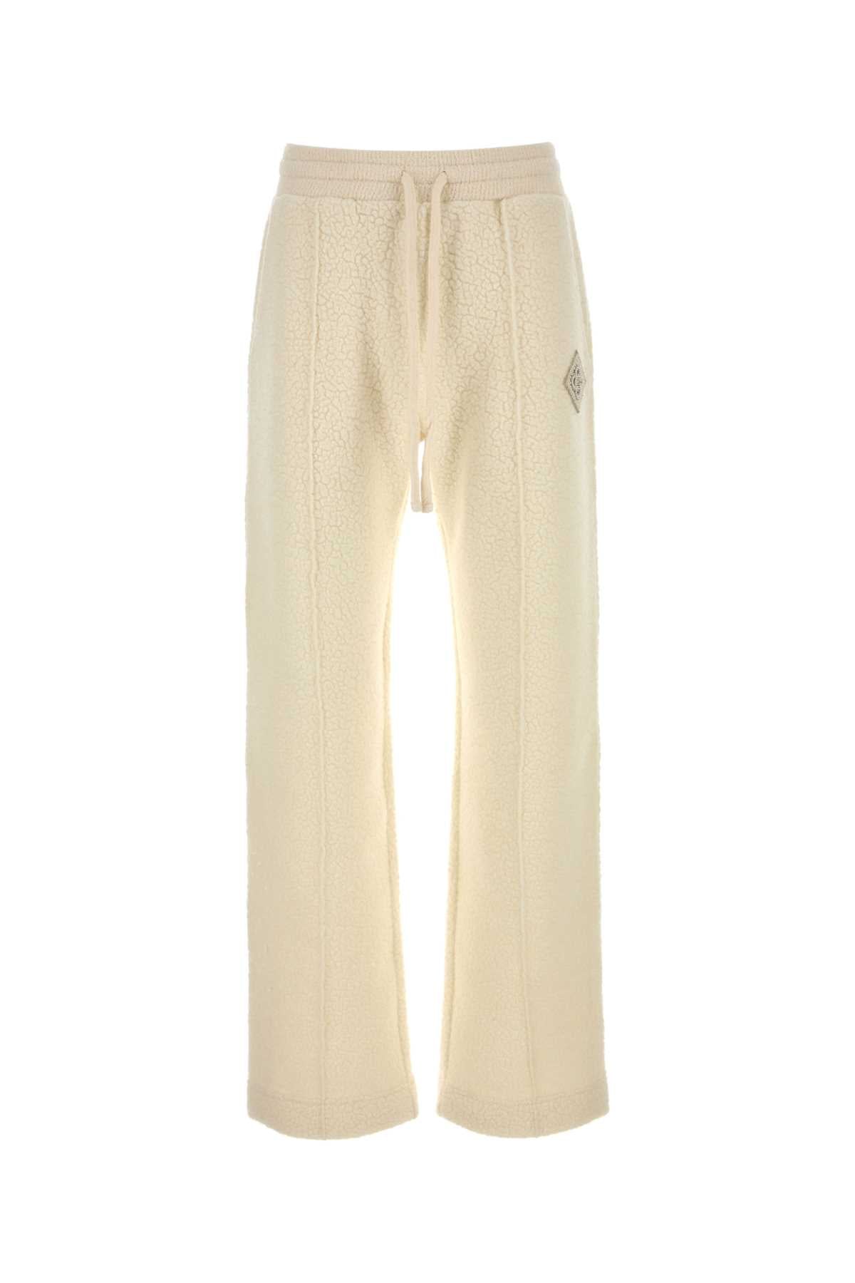 CASABLANCA MENS CASHMERE TERRY PANTS For Men Exterior: 30% Wool 22% Viscose 17% Nylon 14% Polyester 8% Cashmere