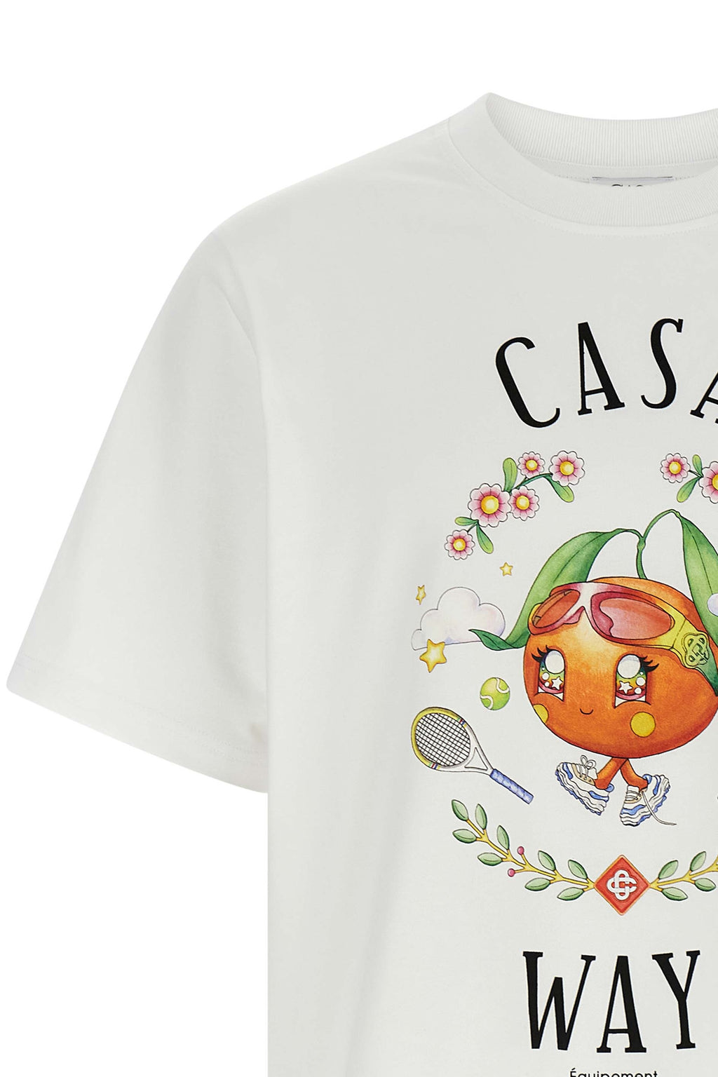 CASABLANCA 'Casa Way Orange Mascot' T-shirt
