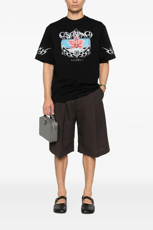 CASABLANCA 'Blades' T-shirt For Men 100% organic cotton