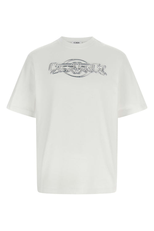 CASABLANCA 'Casablanca Chrome' T-shirt For Men 100% organic cotton