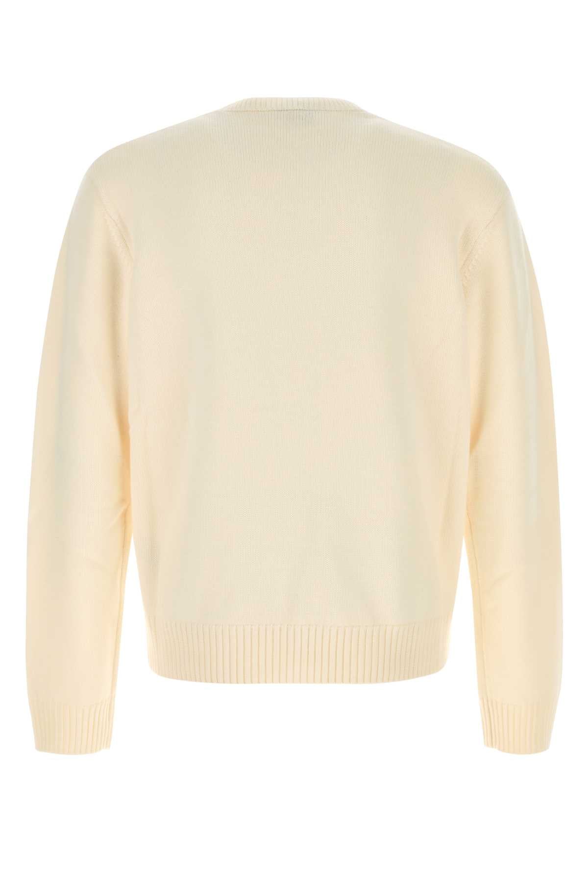 CASABLANCA SEASONAL LOGO CREW For Men MAIN: 100% MERINO WOOL EMBROIDERY: 100% POLYESTER