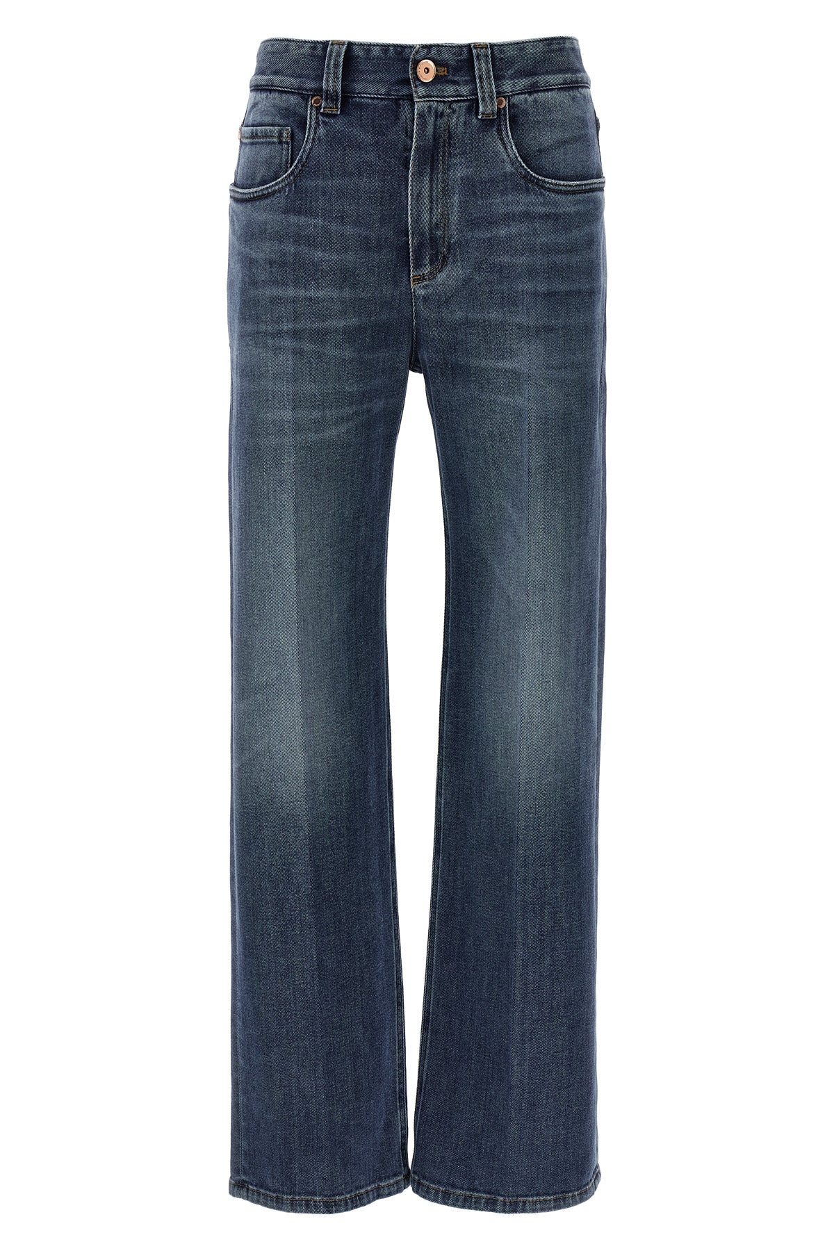 BRUNELLO CUCINELLI 'Contemporary Loose' jeans For Women 99% cotton, 1% elastane