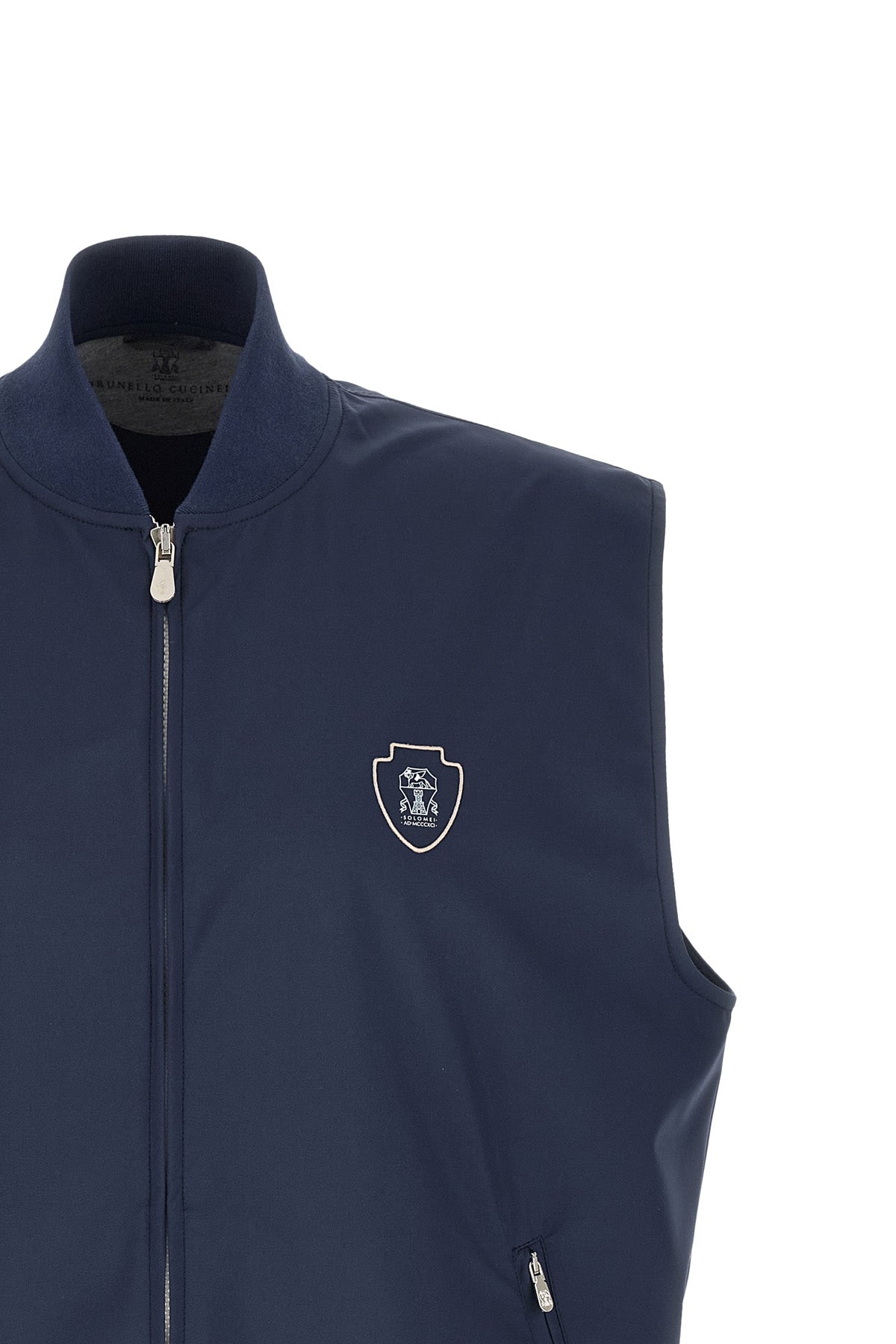 BRUNELLO CUCINELLI Logo nylon vest