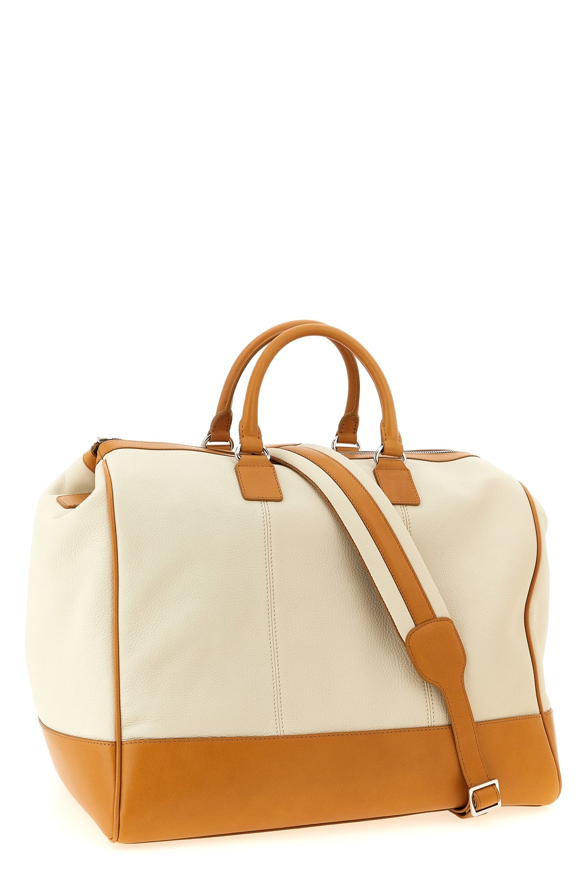 BRUNELLO CUCINELLI Leather duffel bag