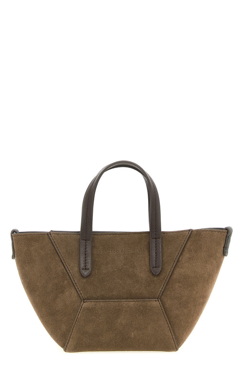 BRUNELLO CUCINELLI 'BC Duo' mini handbag For Women 100% calfskin leather (Bos Taurus)