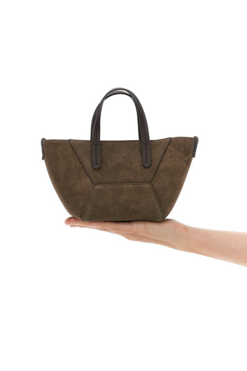 BRUNELLO CUCINELLI 'BC Duo' mini handbag For Women 100% calfskin leather (Bos Taurus)