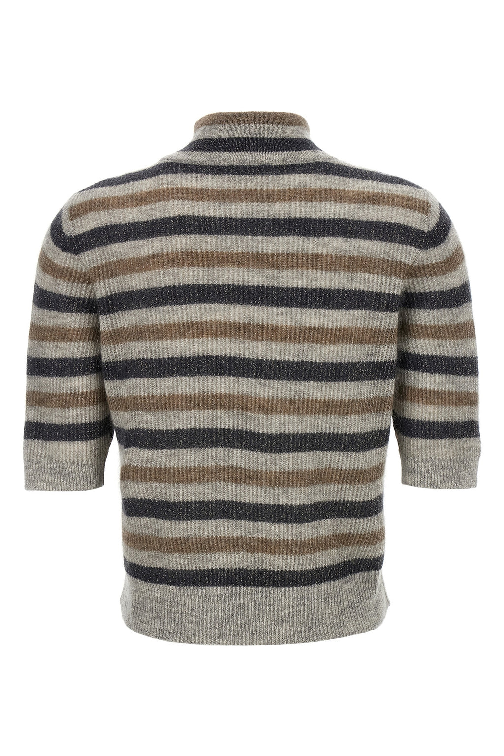 BRUNELLO CUCINELLI Lurex wool cropped sweater