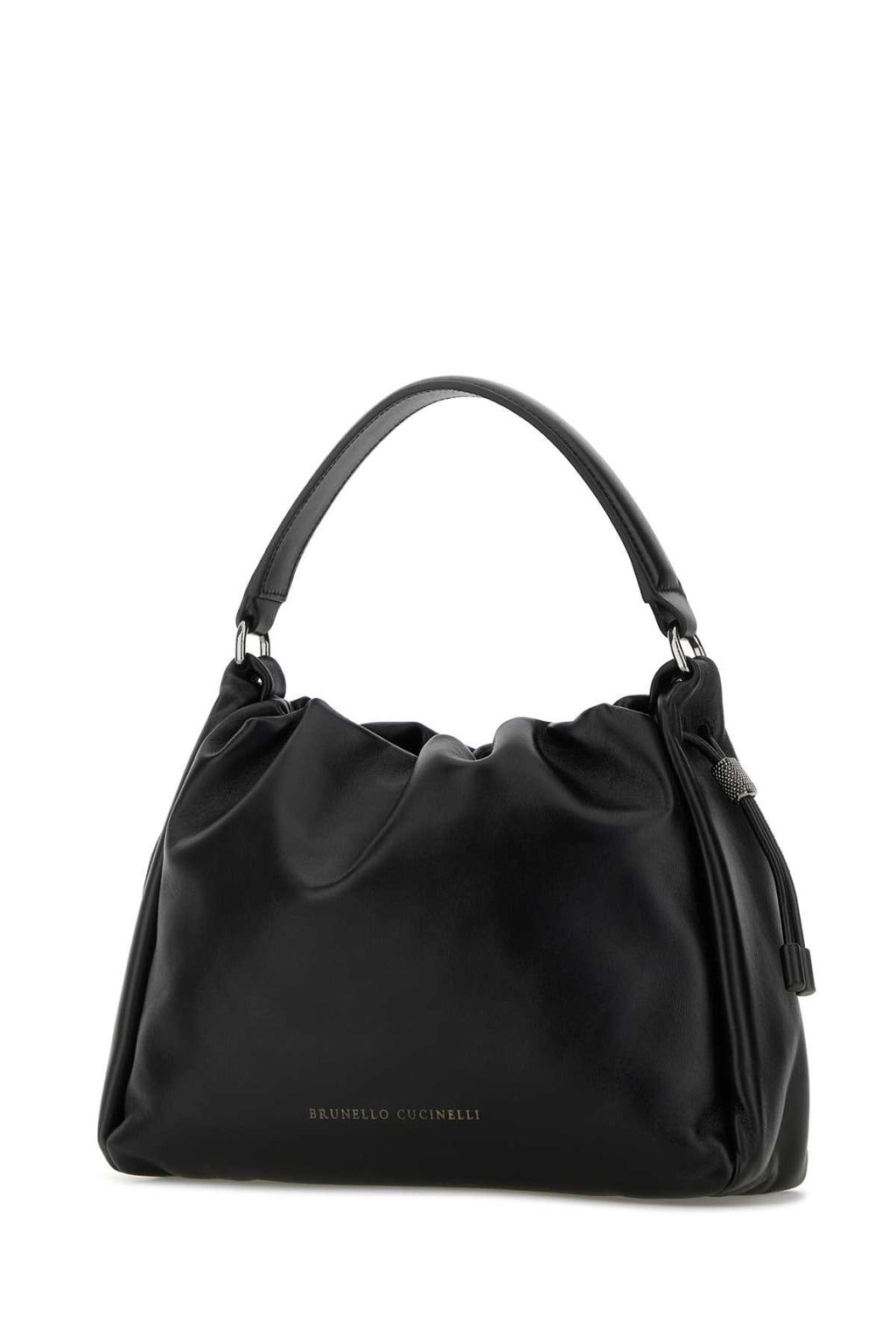 BRUNELLO CUCINELLI SHOULDER-STRAP BAG For Women Exterior: 100% Leather Lining: 100% suede Finishing: Ruthenium