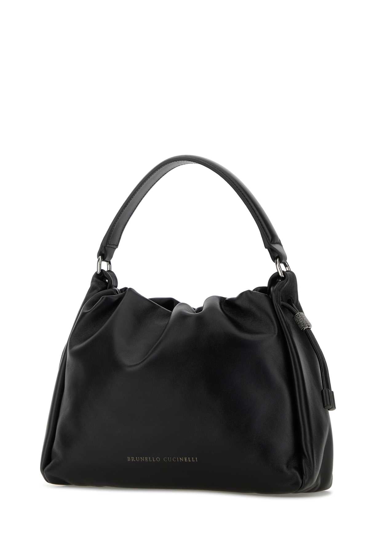 BRUNELLO CUCINELLI SHOULDER-STRAP BAG For Women Exterior: 100% Leather Lining: 100% suede Finishing: Ruthenium