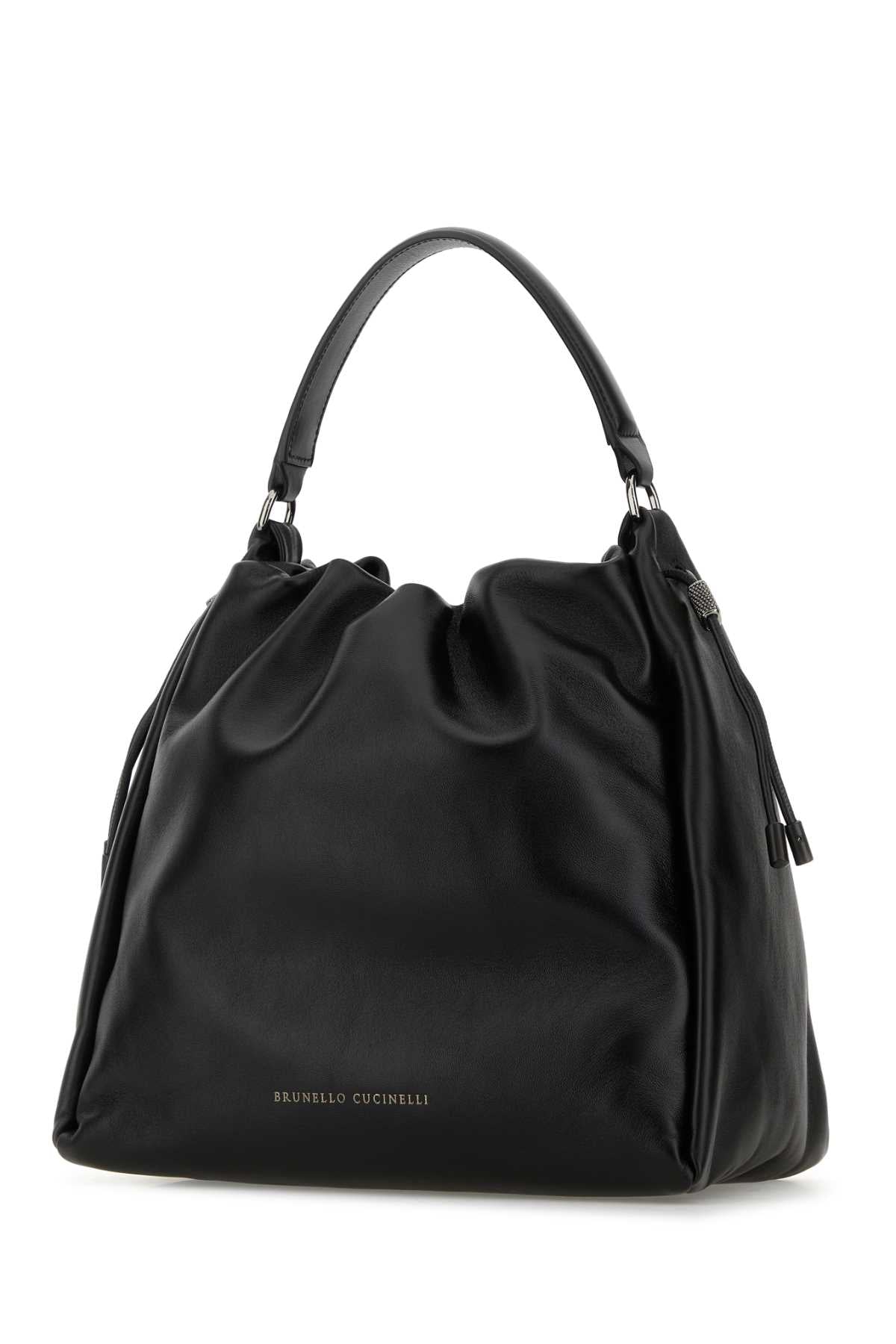 BRUNELLO CUCINELLI SHOULDER-STRAP BAG For Women Exterior: 100% Leather Lining: 100% suede Finishing: Ruthenium