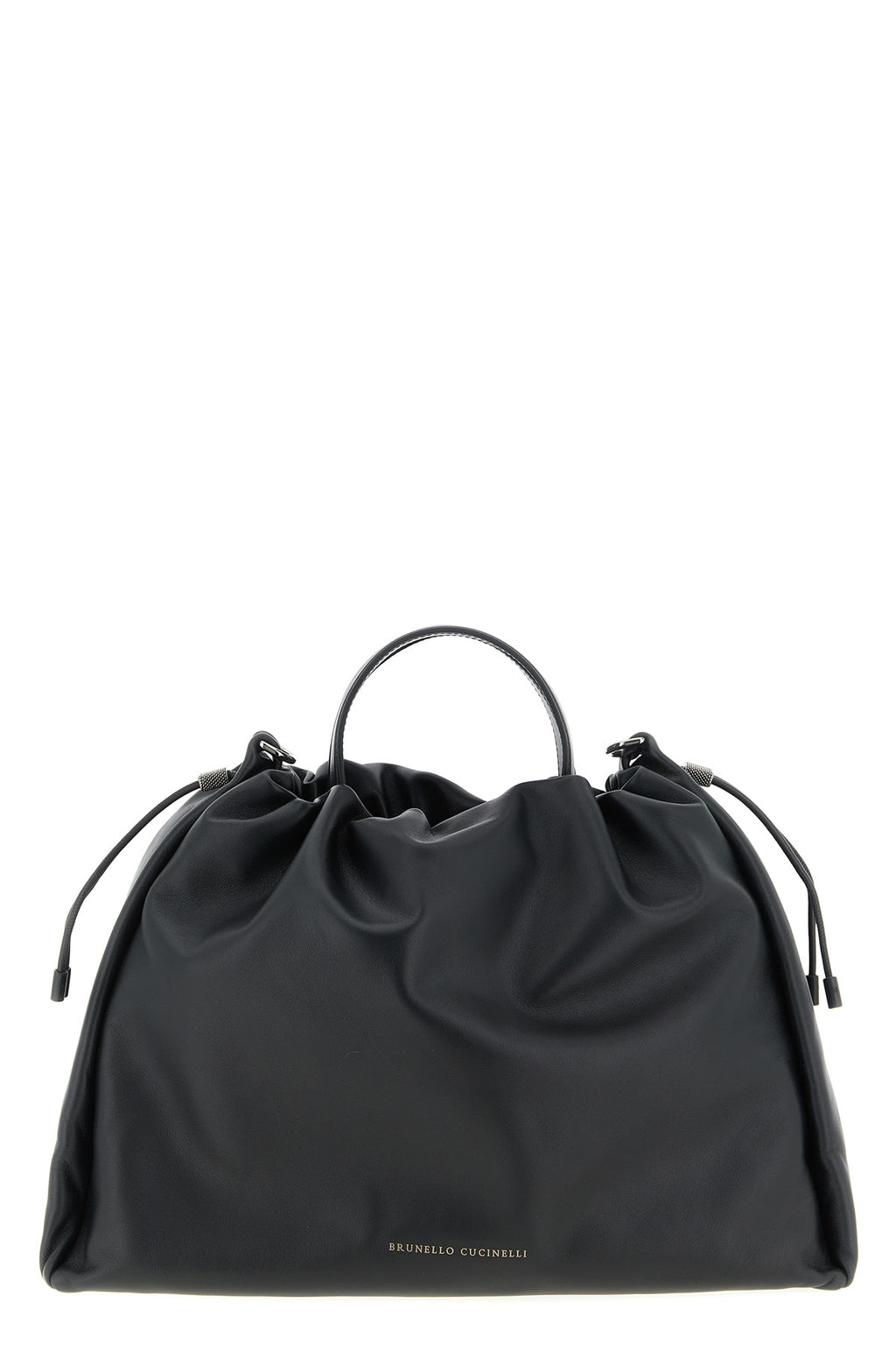 BRUNELLO CUCINELLI 'Mellow' large shopping bag For Women 100% lamb leather (Ovis Aries)