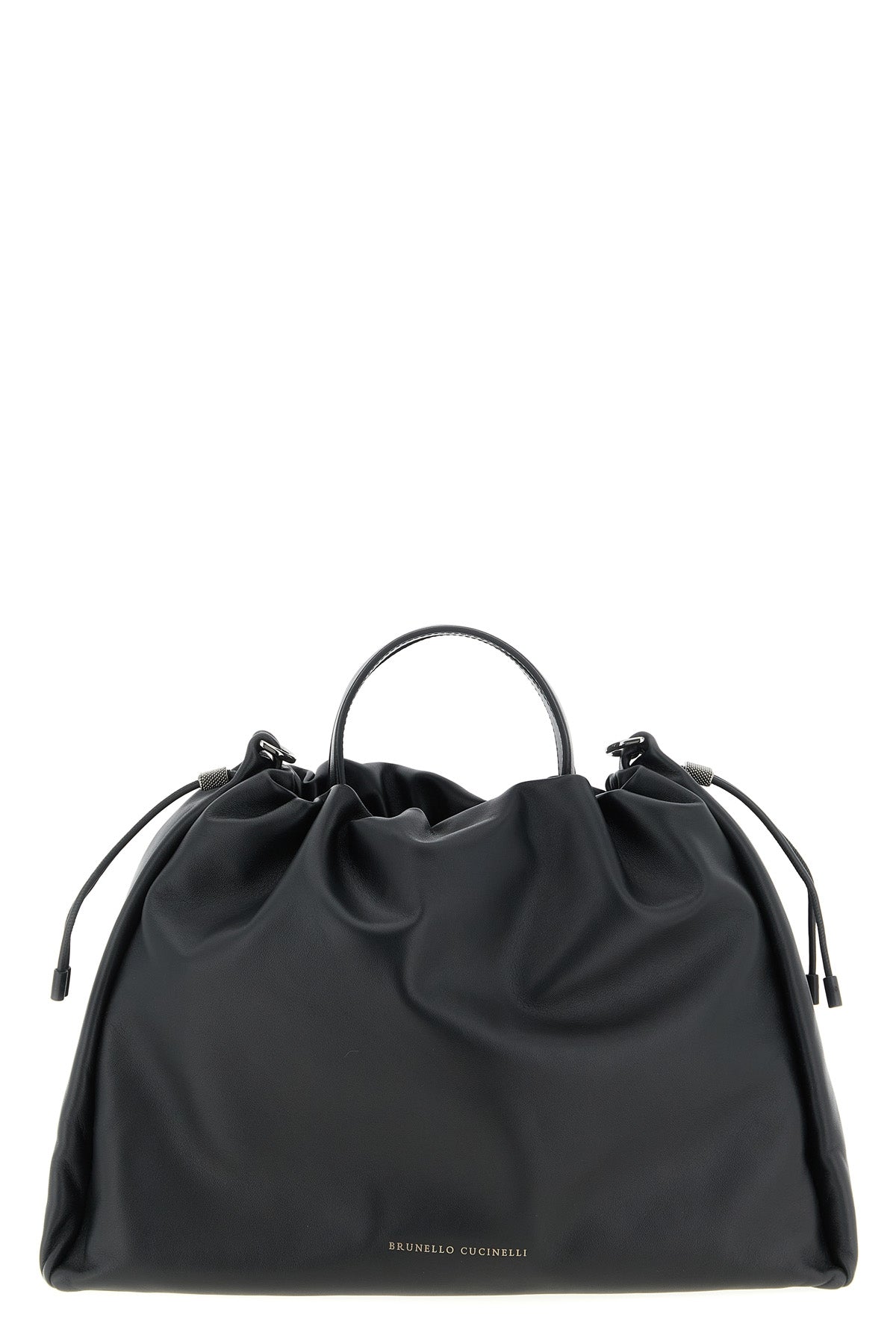 BRUNELLO CUCINELLI 'Mellow' large shopping bag For Women 100% lamb leather (Ovis Aries)