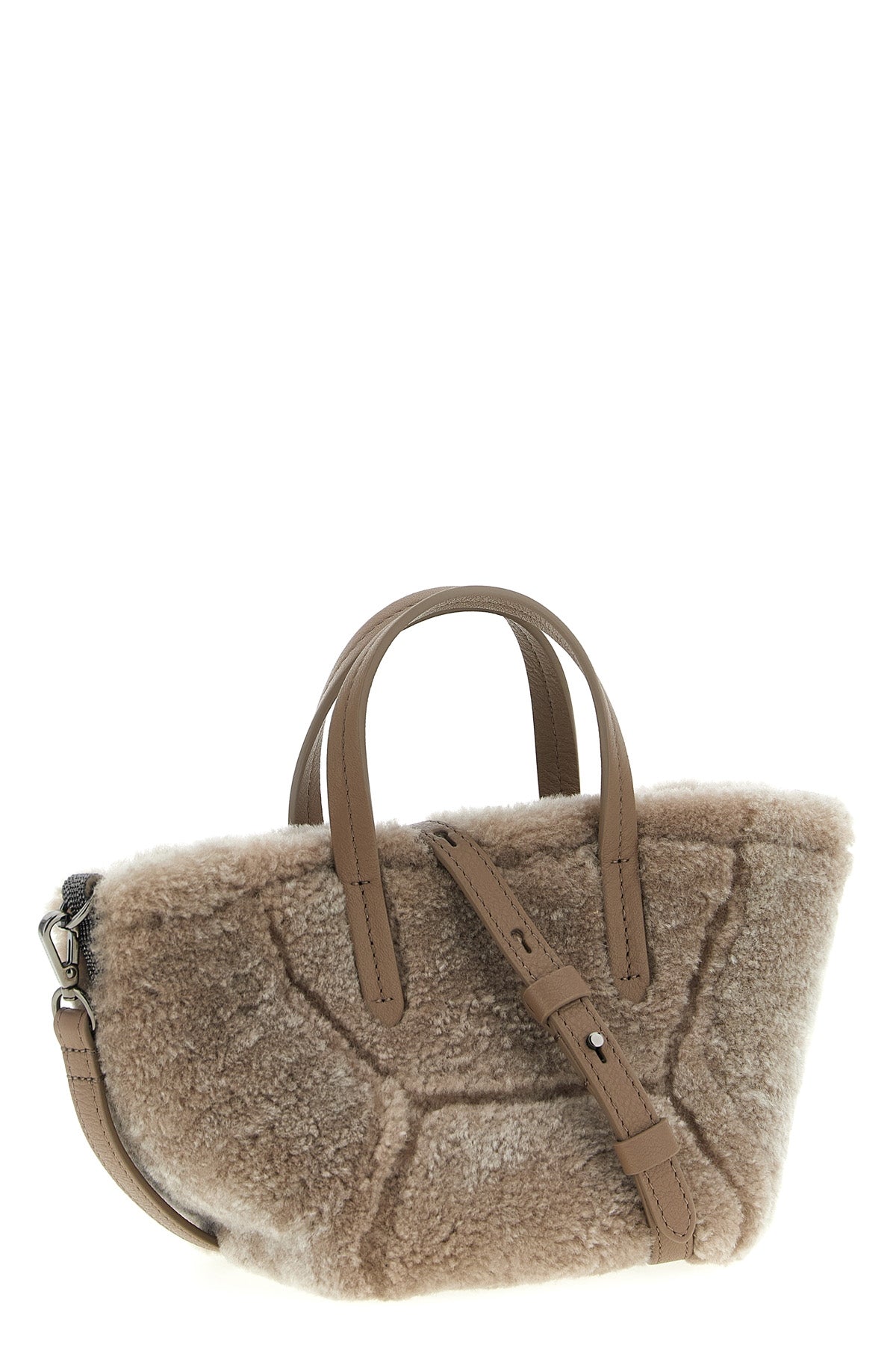 BRUNELLO CUCINELLI 'BC Duo' mini handbag For Women 100% lamb leather (Ovis Aries)