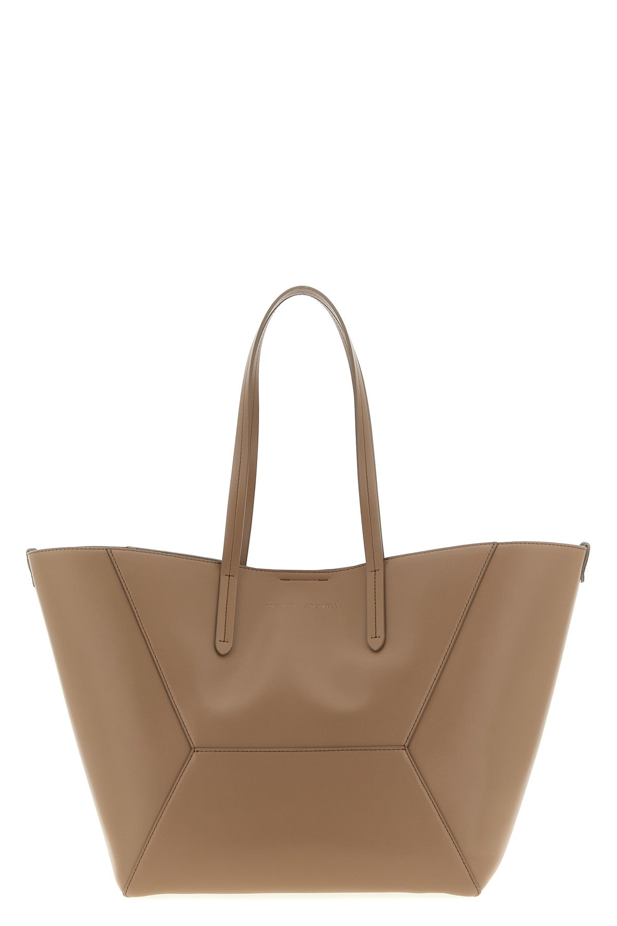 BRUNELLO CUCINELLI 'BC Duo' large shoulder bag For Women 100% calfskin leather (Bos Taurus)