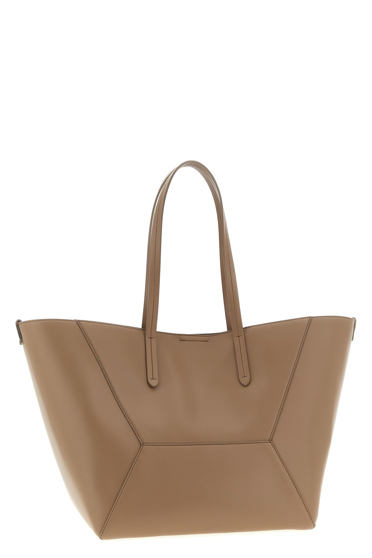 BRUNELLO CUCINELLI 'BC Duo' large shoulder bag For Women 100% calfskin leather (Bos Taurus)