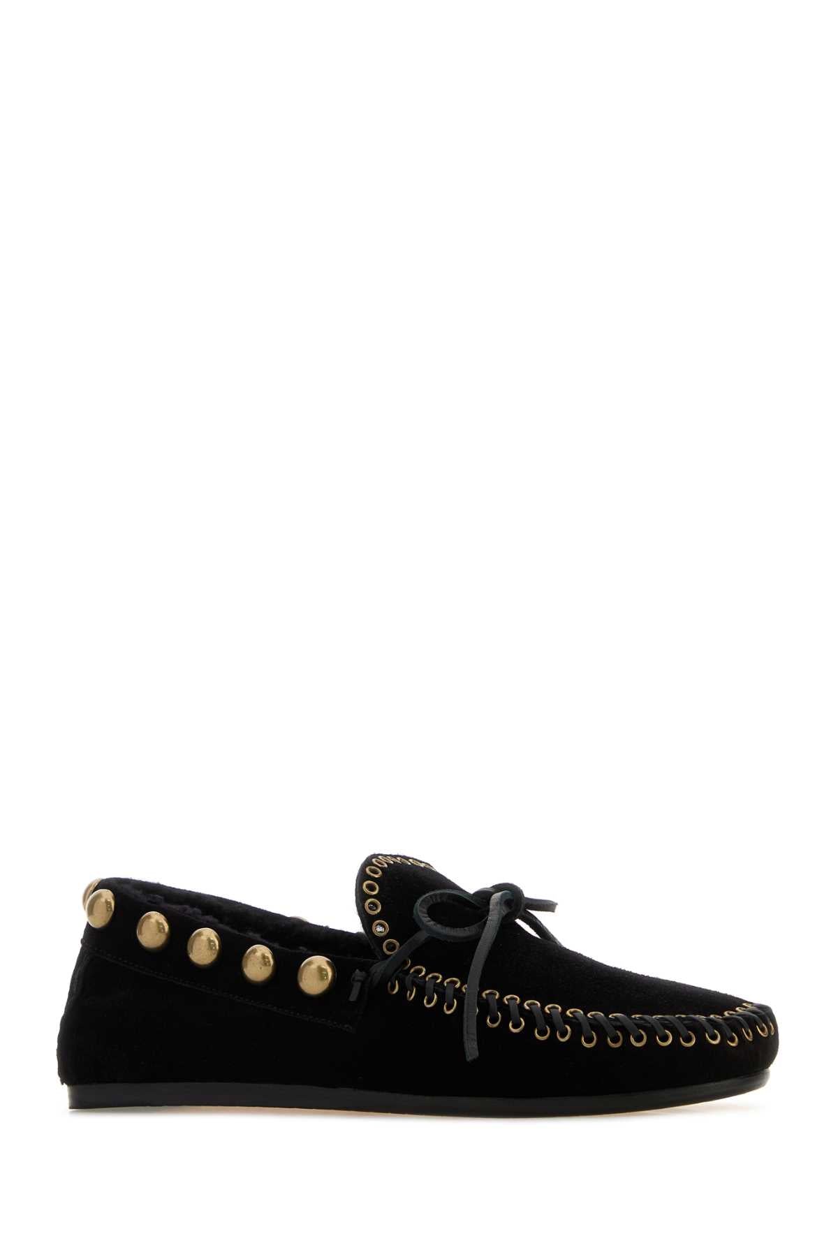 ISABEL MARANT MOCASSINI For Women Exterior: 100% Suede Interior: 100% Shearling Sole: Leather