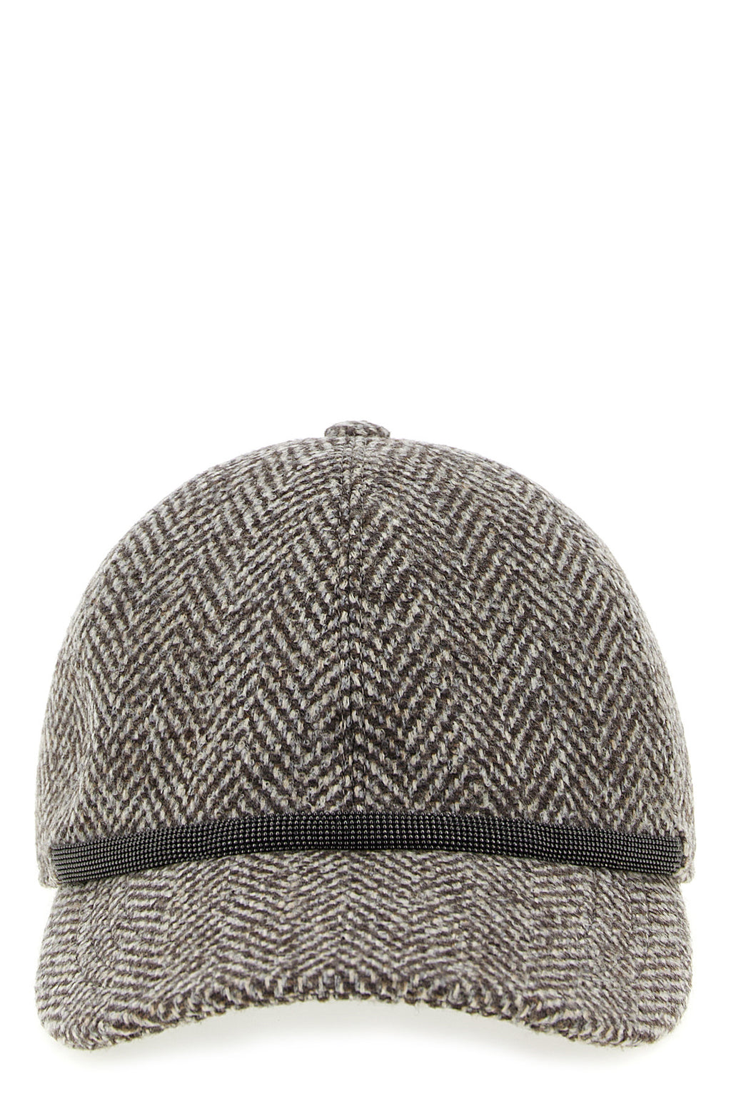 BRUNELLO CUCINELLI 'Shiny Band' hat For Women 73% virgin wool, 27% polyamide