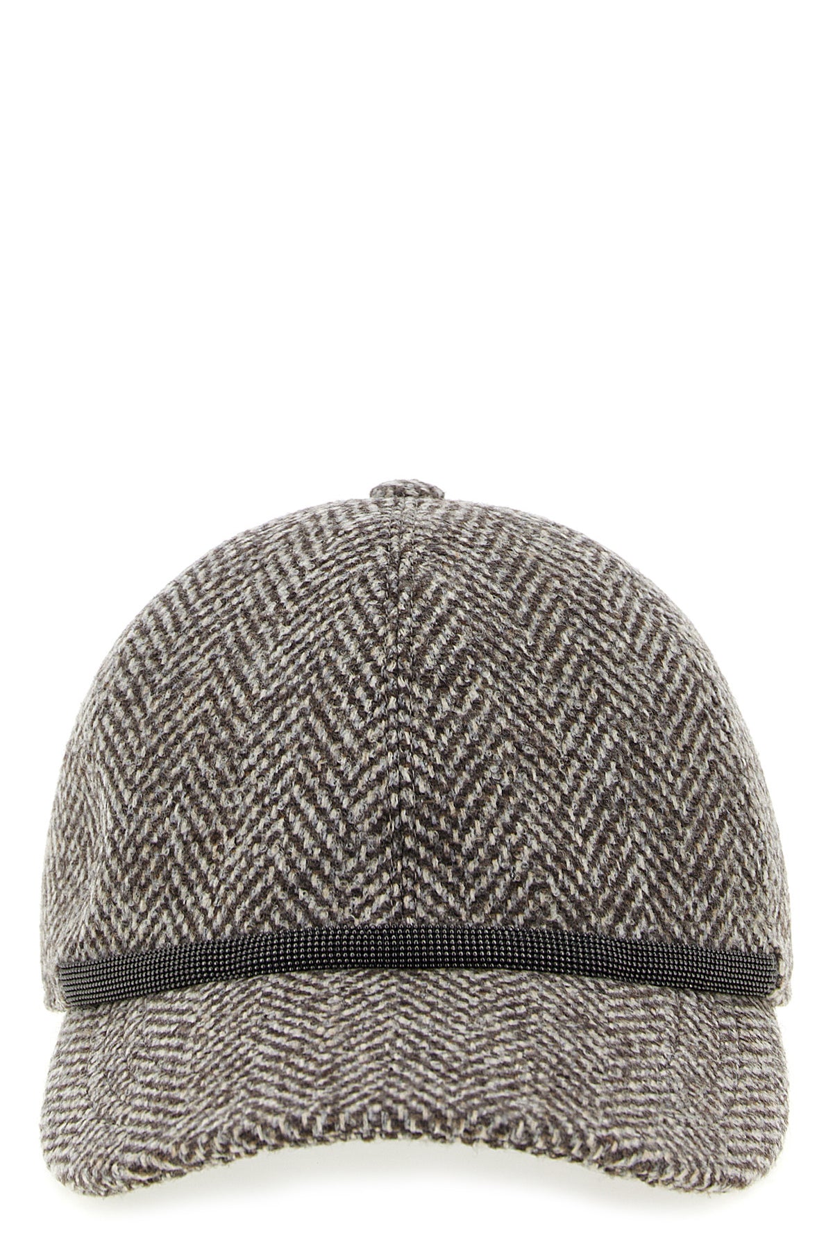 BRUNELLO CUCINELLI 'Shiny Band' hat For Women 73% virgin wool, 27% polyamide