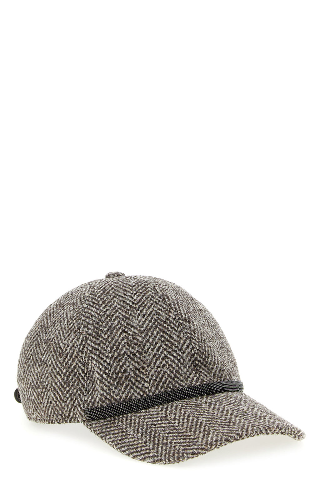 BRUNELLO CUCINELLI 'Shiny Band' hat For Women 73% virgin wool, 27% polyamide