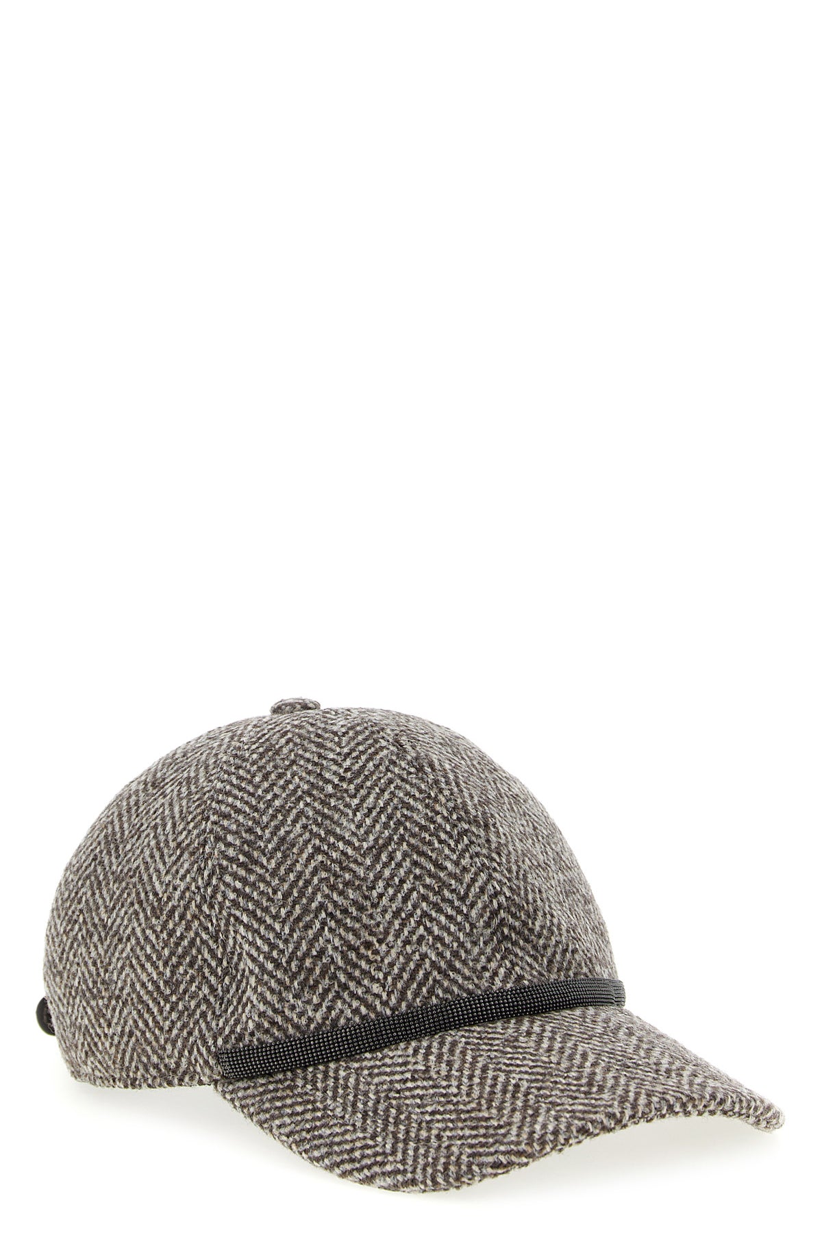 BRUNELLO CUCINELLI 'Shiny Band' hat For Women 73% virgin wool, 27% polyamide