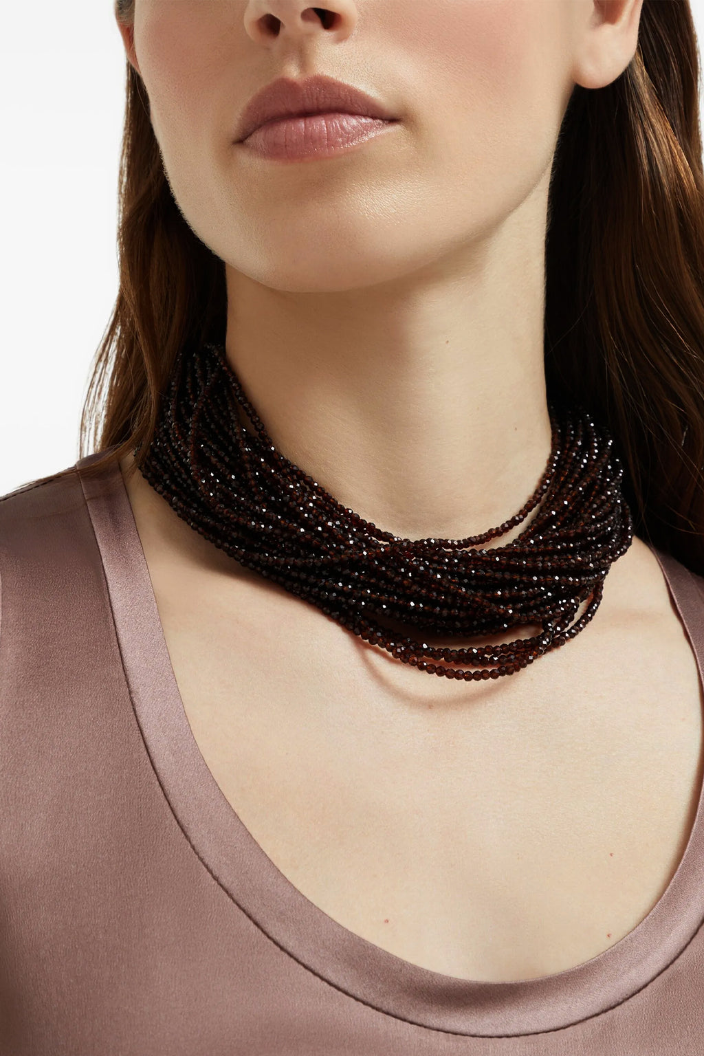 BRUNELLO CUCINELLI Glass and silver chocker For Women 100% gLASS