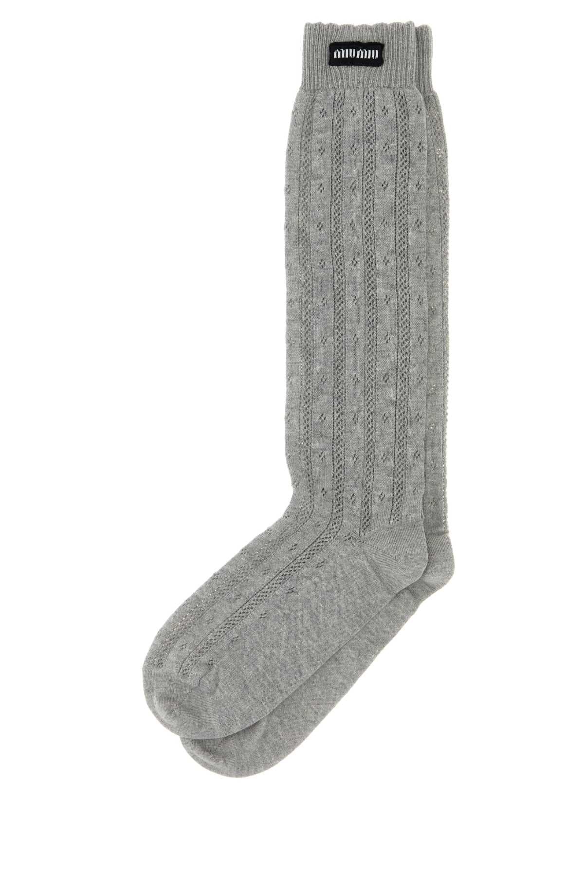 MIU MIU CALZE For Women Exterior: 100% Cotton