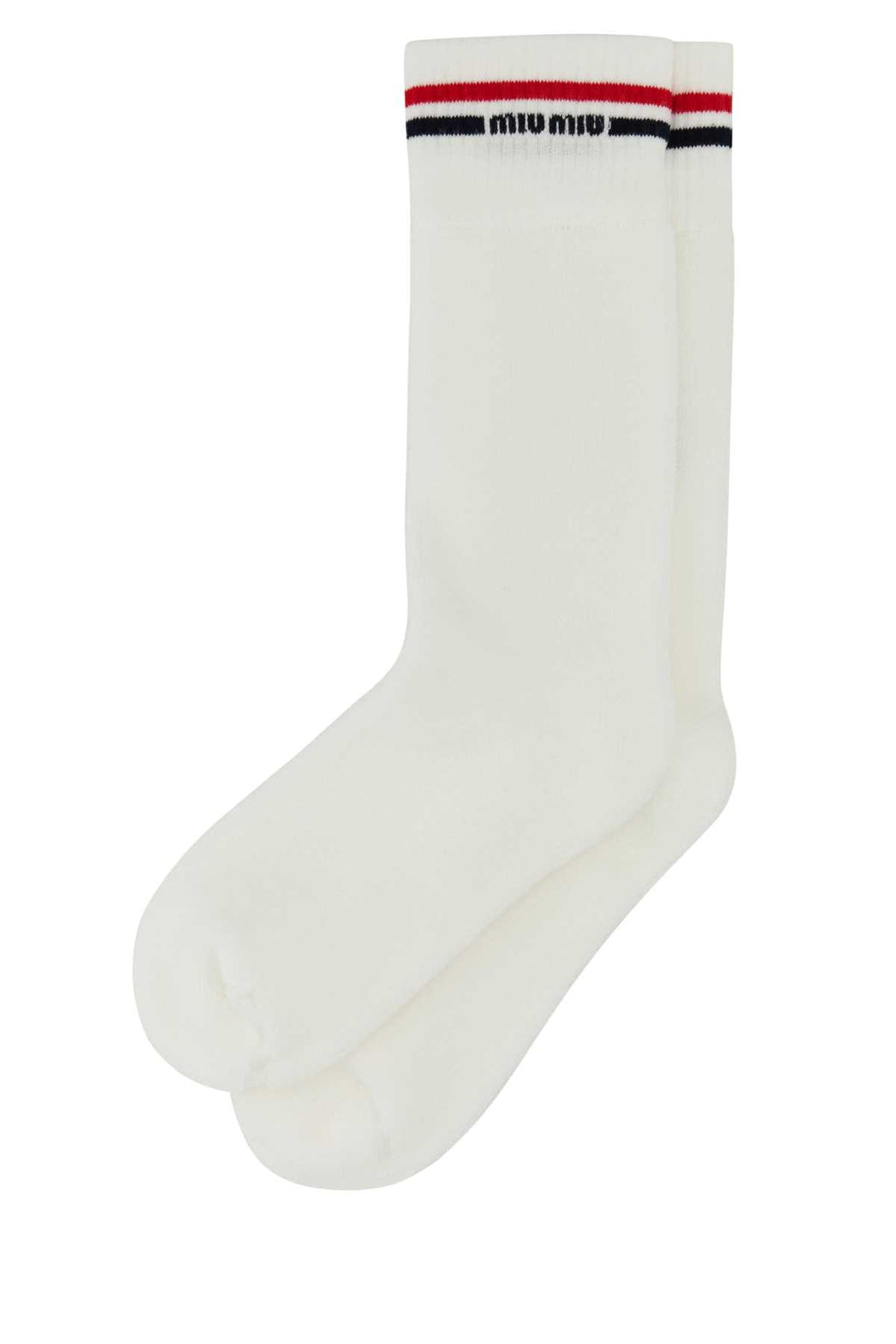 MIU MIU CALZE For Women Exterior: 80% Cotton 17% Nylon 3% Elastane