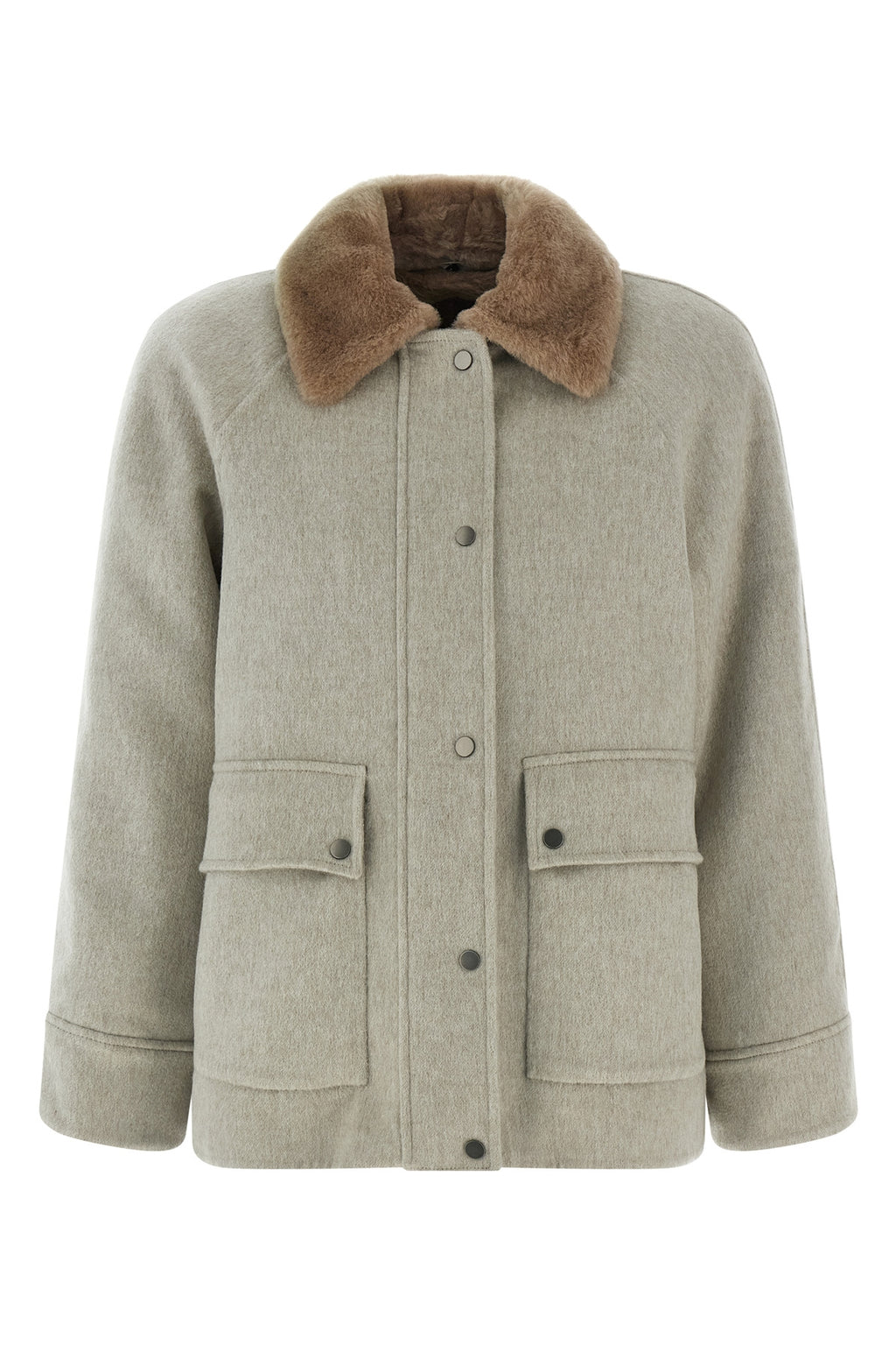 BRUNELLO CUCINELLI Sheepskin insert jacket