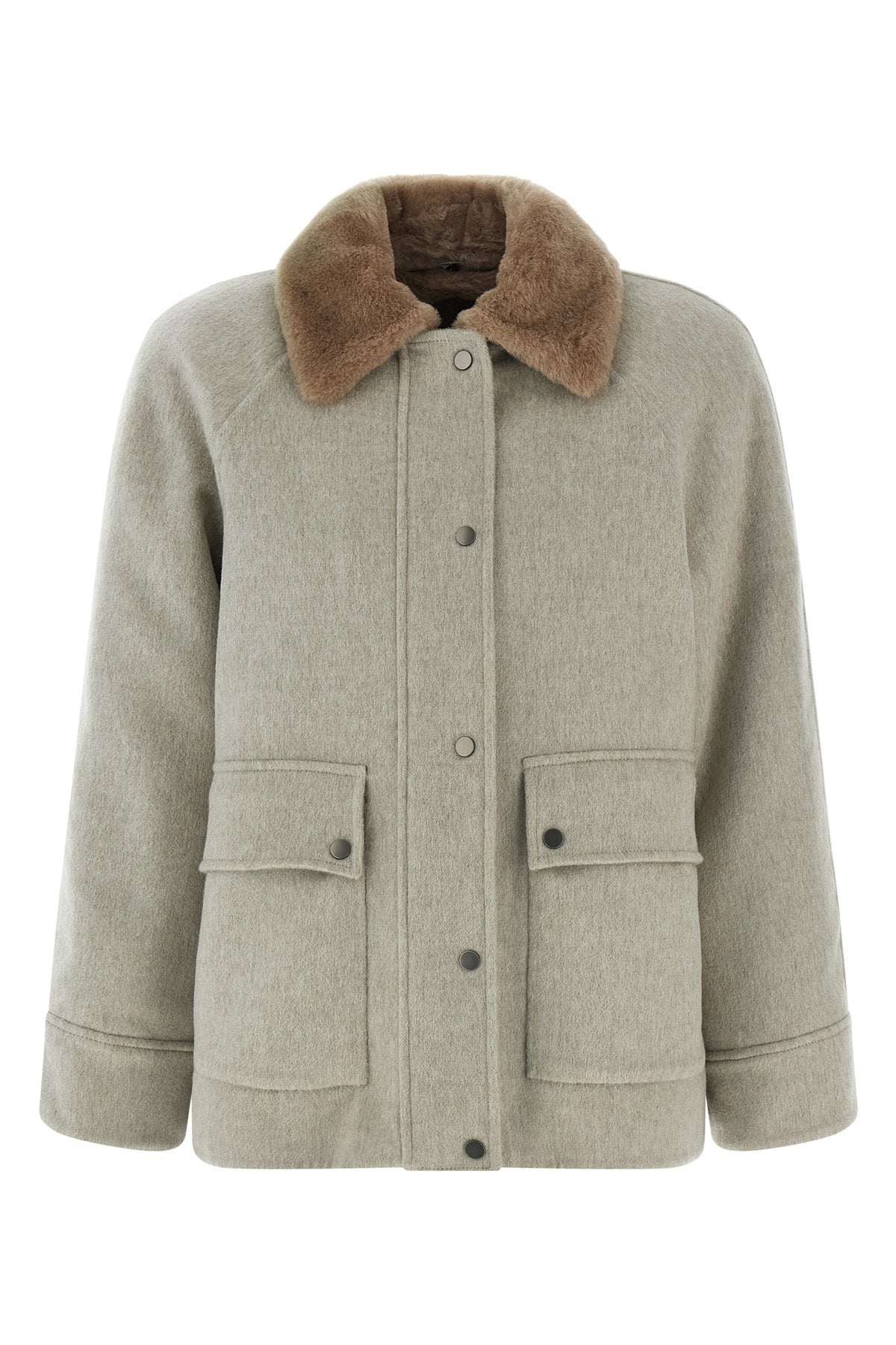 BRUNELLO CUCINELLI Sheepskin insert jacket