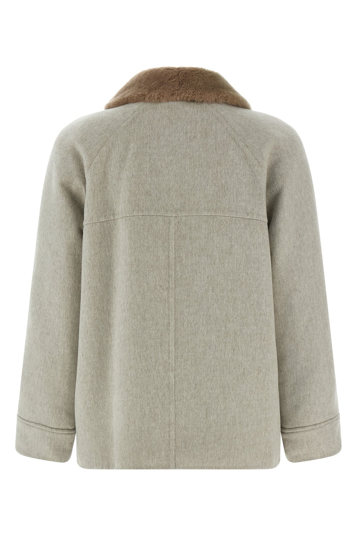 BRUNELLO CUCINELLI Sheepskin insert jacket