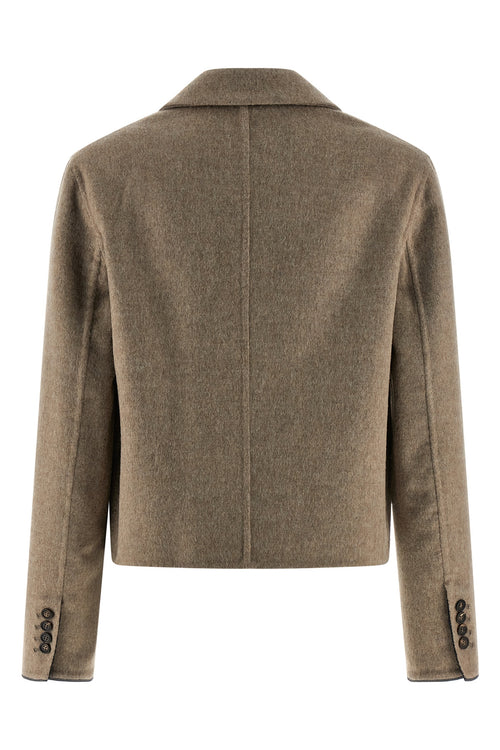 BRUNELLO CUCINELLI 'Crop' blazer For Women 100% virgin wool