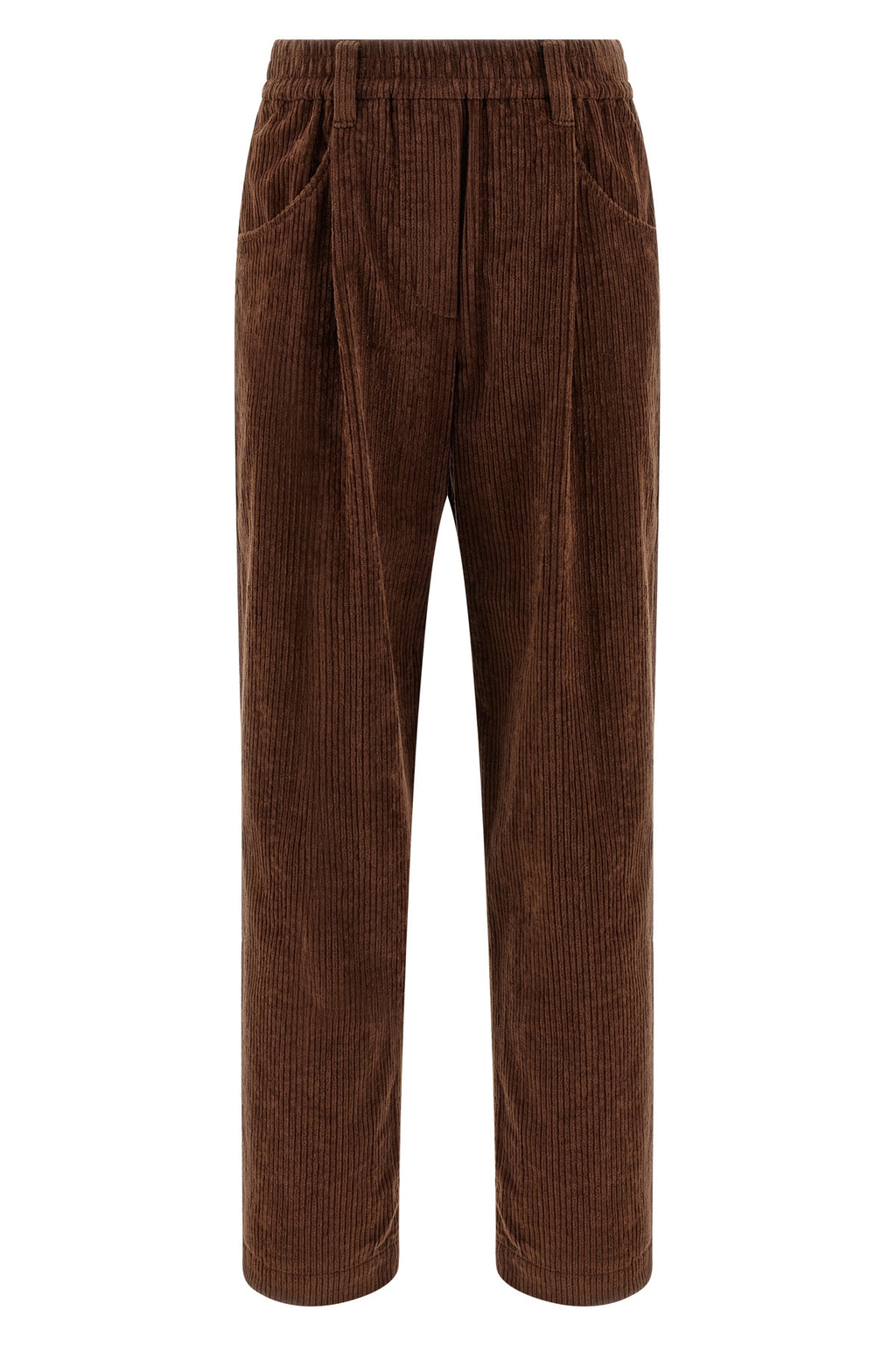 BRUNELLO CUCINELLI 'Baggy' pants For Women 99% cotton, 1% elastane