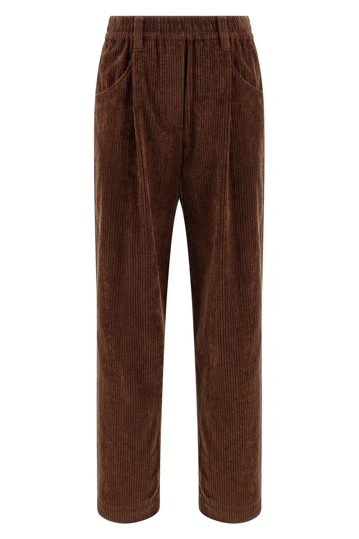BRUNELLO CUCINELLI 'Baggy' pants For Women 99% cotton, 1% elastane