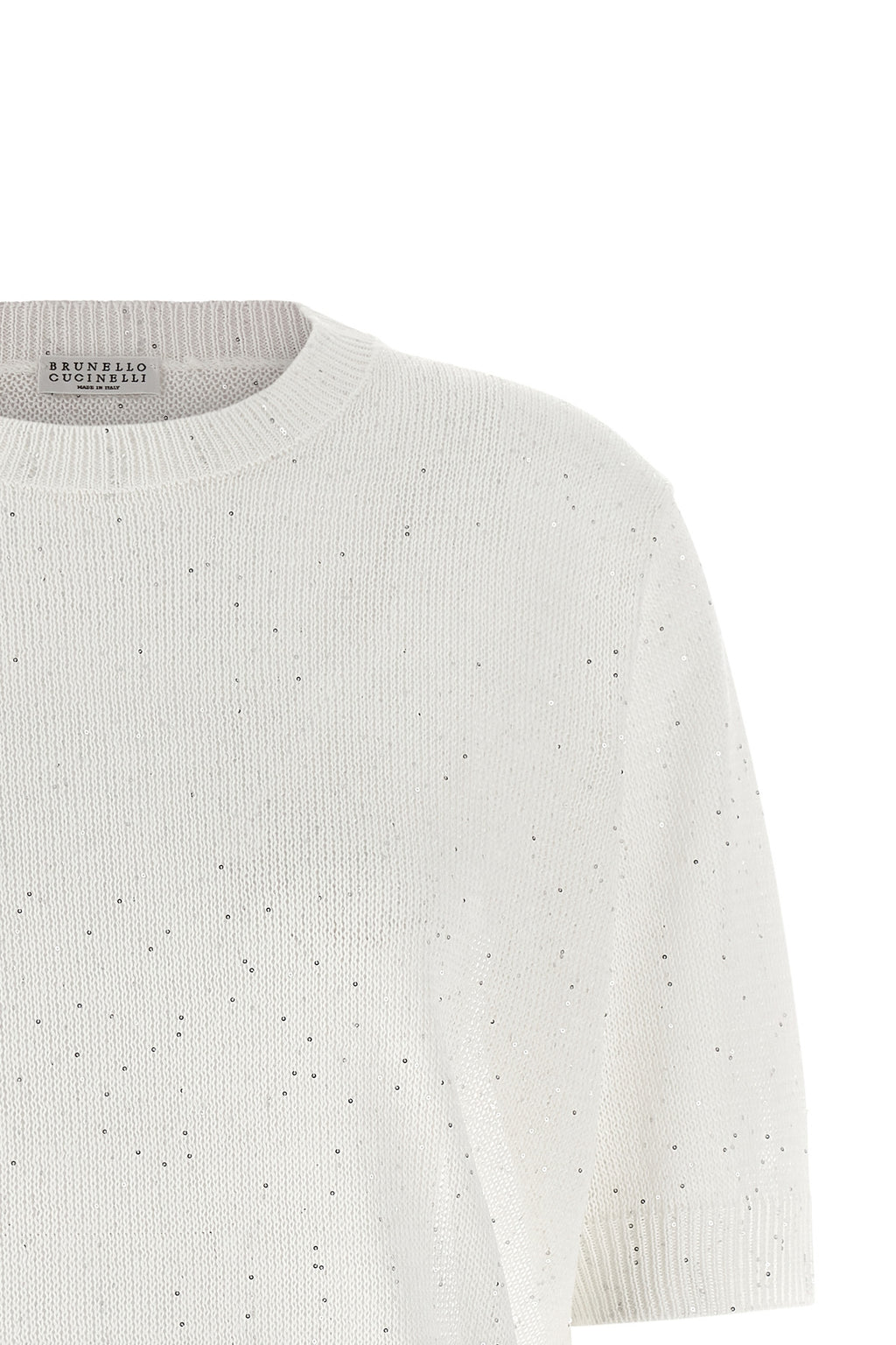 BRUNELLO CUCINELLI Sequin sweater For Women 94% linen 6% cotton