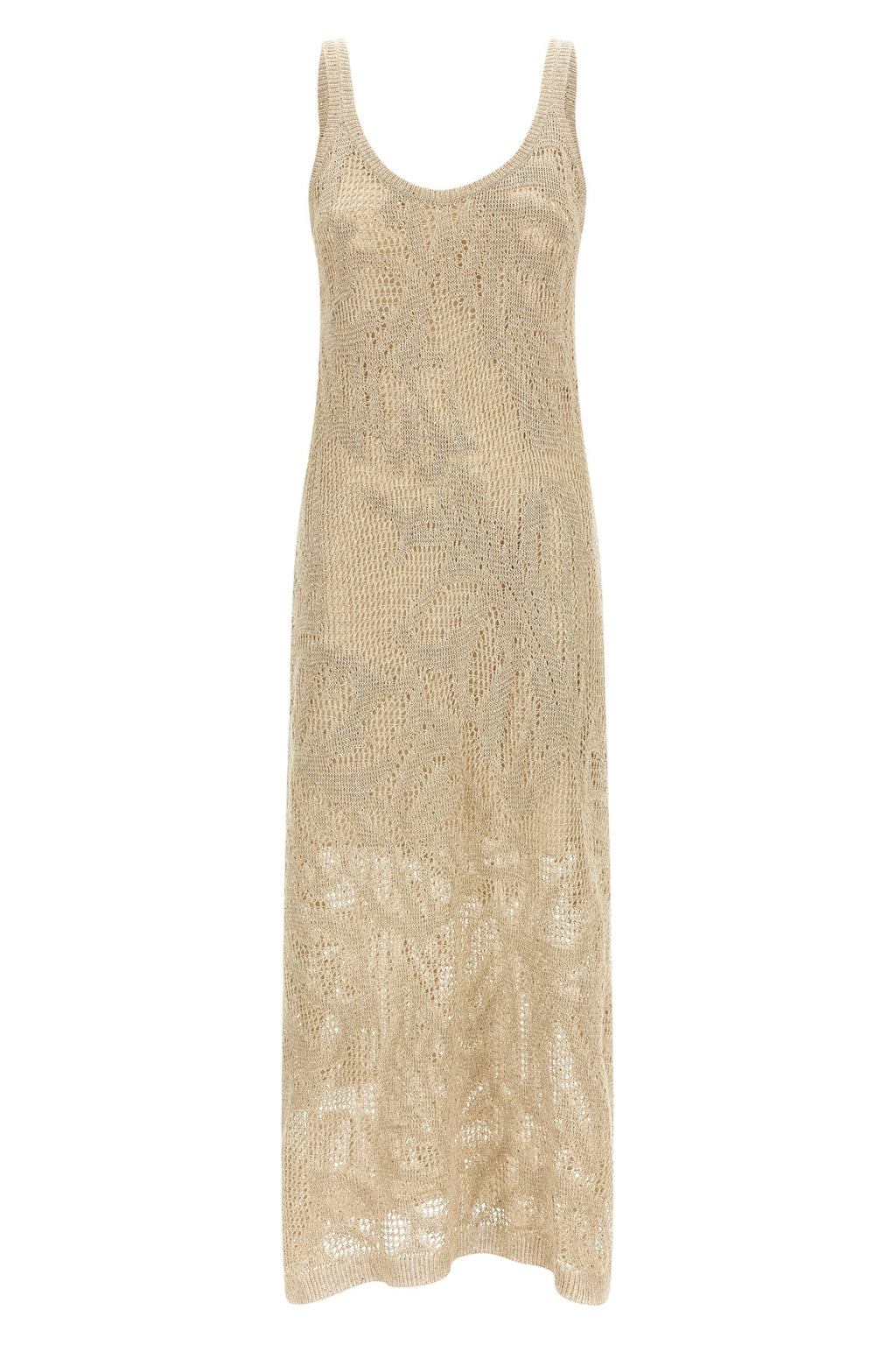 BRUNELLO CUCINELLI Crochet dress For Women 94% linen 6% cotton