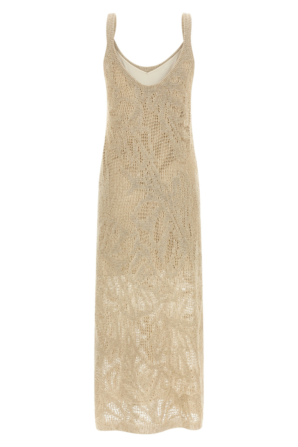 BRUNELLO CUCINELLI Crochet dress For Women 94% linen 6% cotton