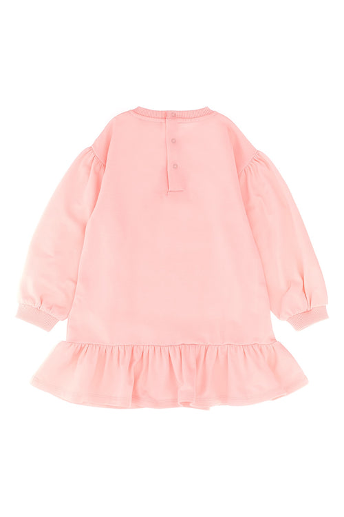 MOSCHINO BABY 'Moschino Teddy Bear' dress For Baby girl 95% cotton, 5% elastane