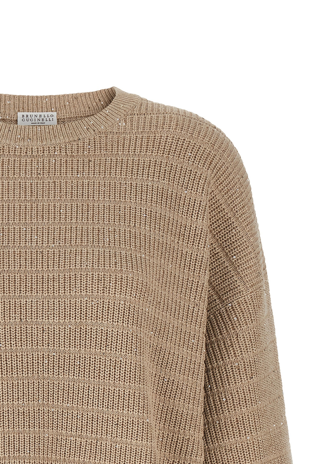 BRUNELLO CUCINELLI Diamond Cotton sweater For Women 96% cotton, 4% polyester