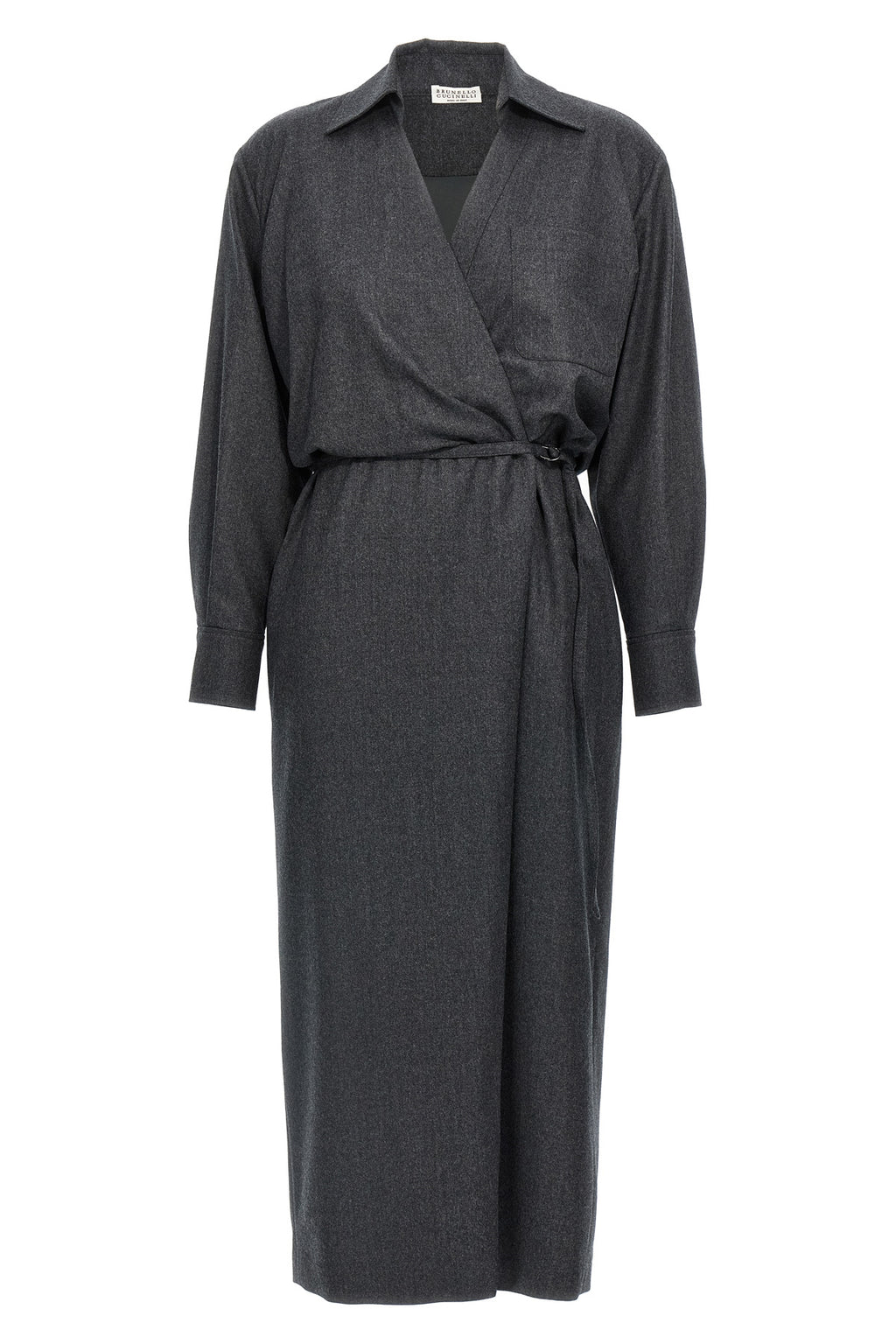 BRUNELLO CUCINELLI Wallet chemisier dress For Women 100% virgin wool