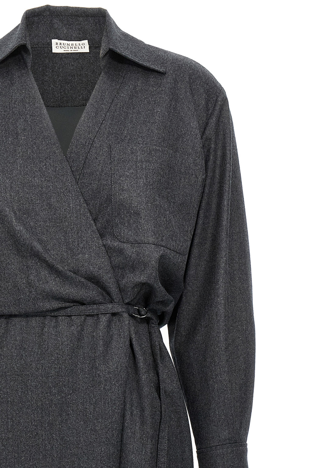BRUNELLO CUCINELLI Wallet chemisier dress For Women 100% virgin wool