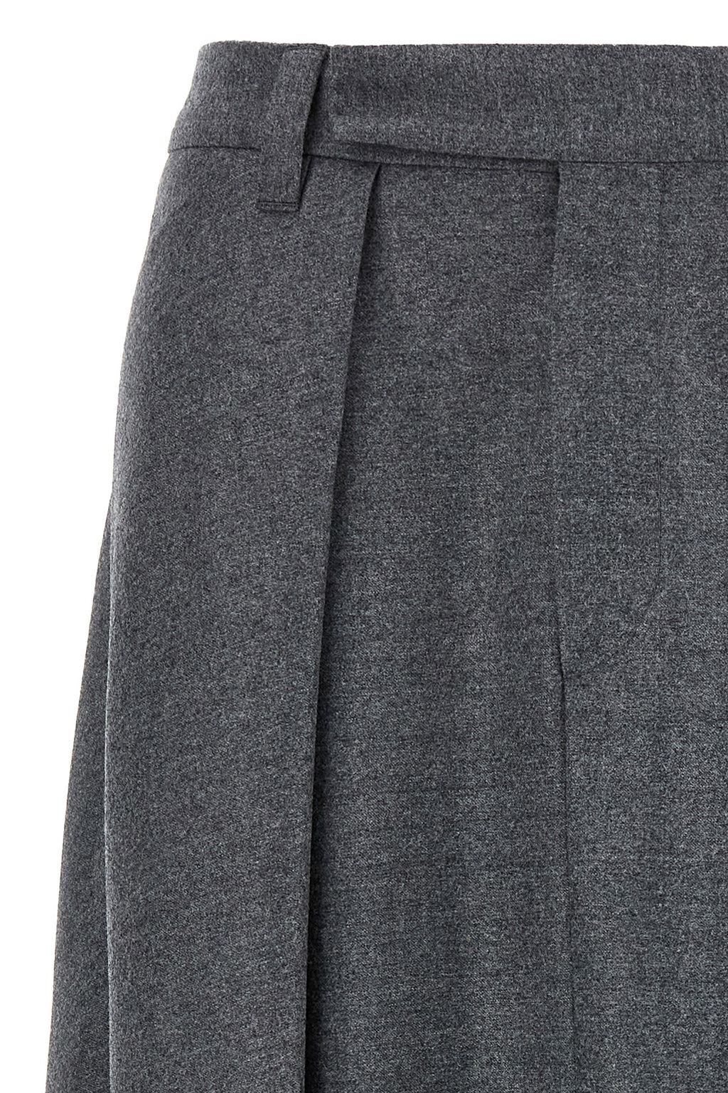BRUNELLO CUCINELLI Asymmetrical wool skirt For Women 100% virgin wool