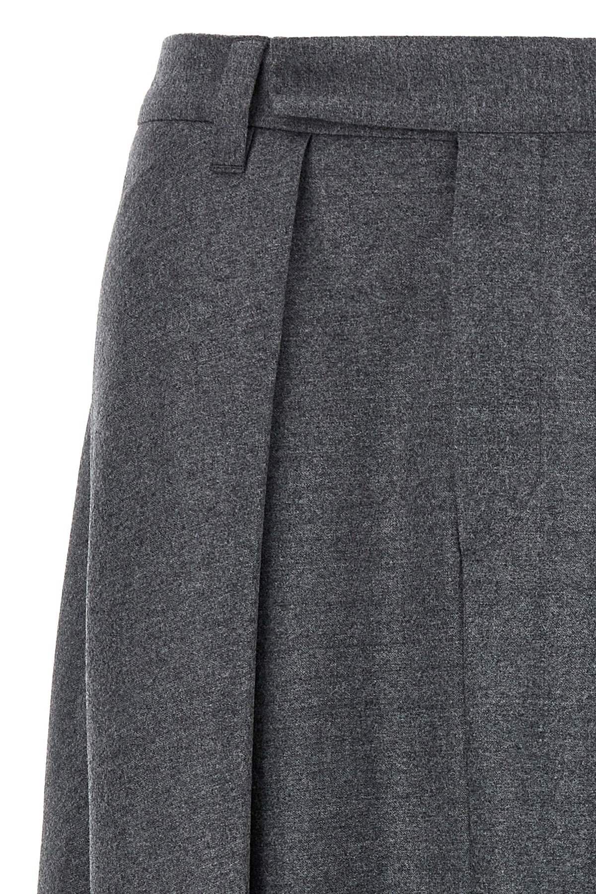 BRUNELLO CUCINELLI Asymmetrical wool skirt For Women 100% virgin wool