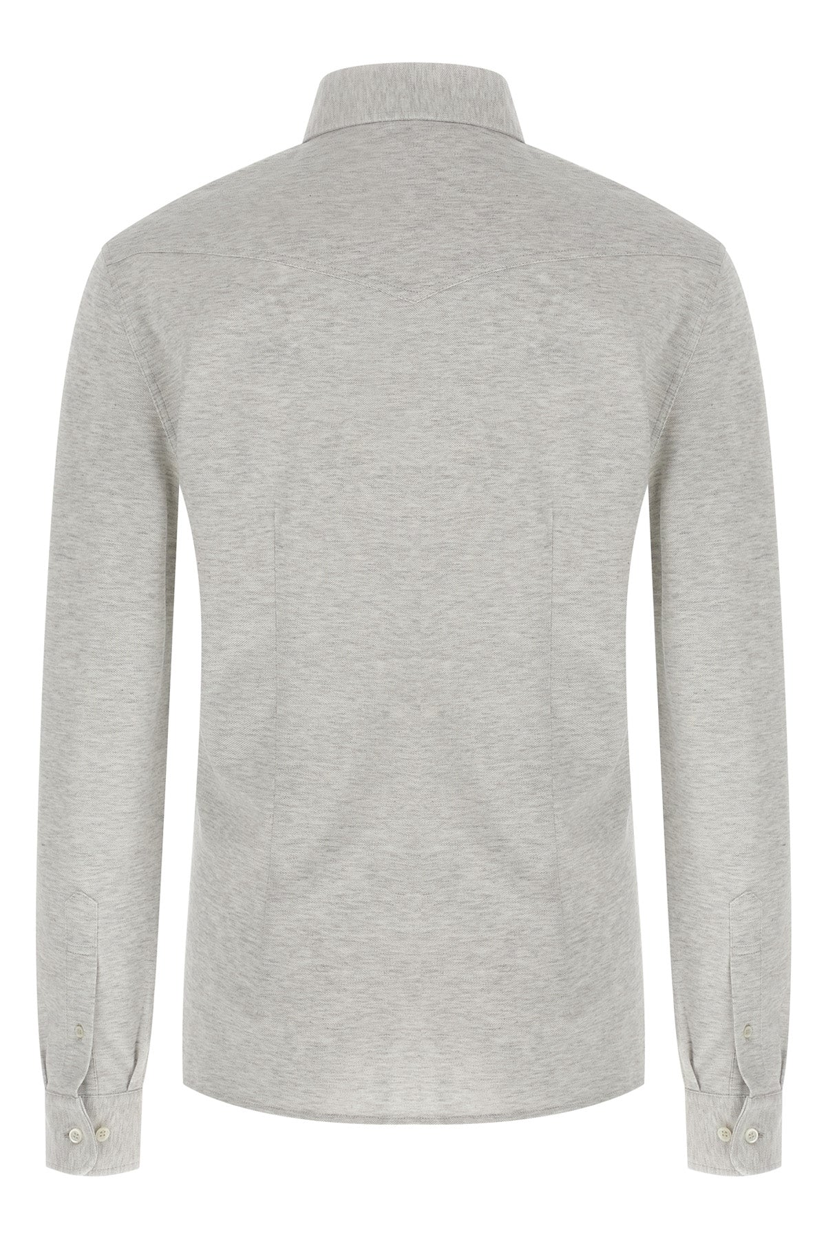 BRUNELLO CUCINELLI Piqué cotton shirt For Men 100% cotton