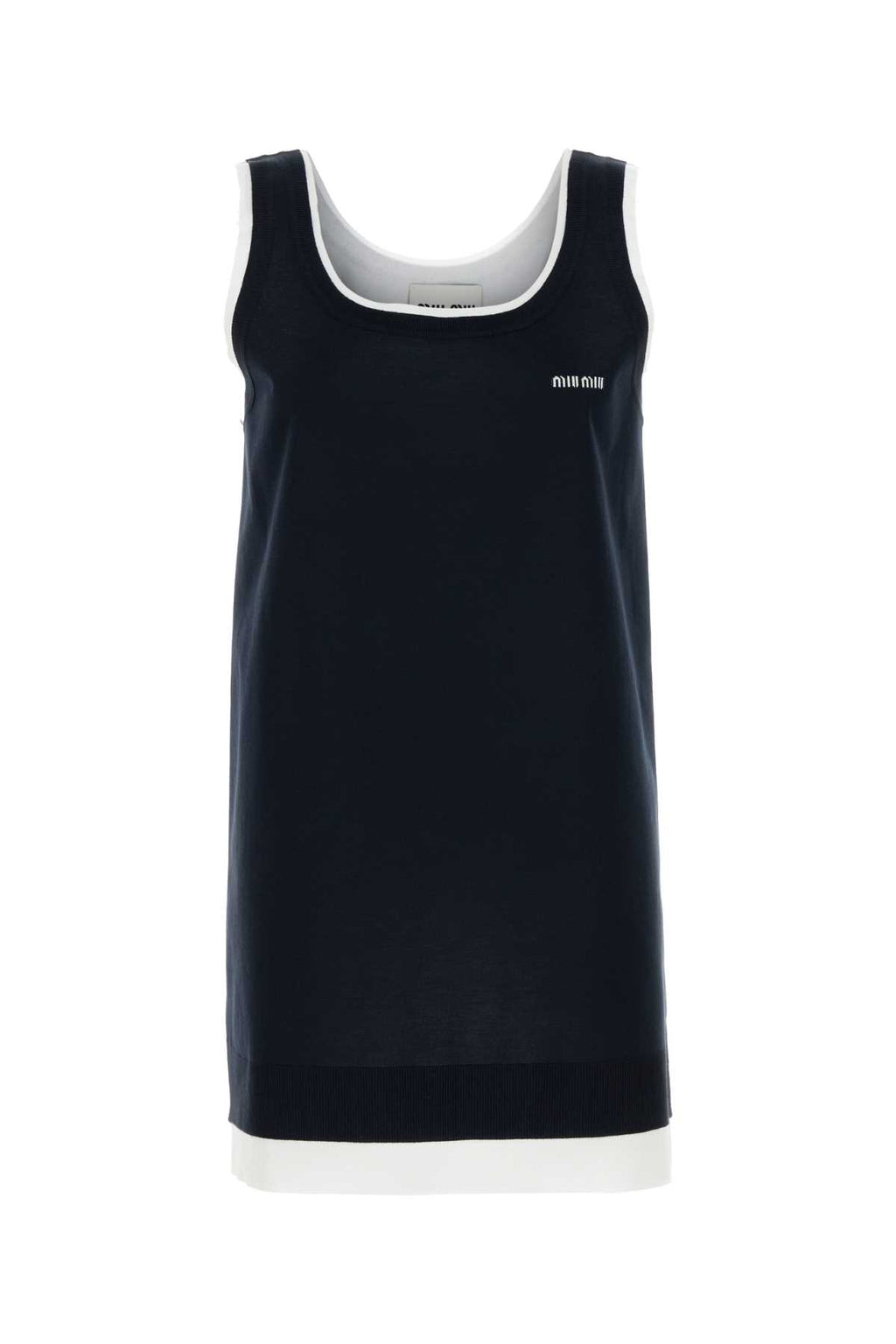MIU MIU ABITI For Women Exterior: 97% Recycled silk 2% Nylon 1% Elastane Lining: 100% Cotton
