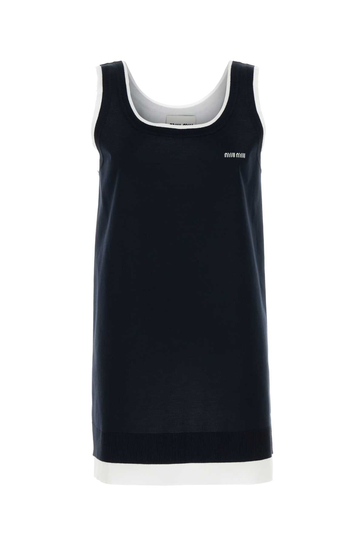 MIU MIU ABITI For Women Exterior: 97% Recycled silk 2% Nylon 1% Elastane Lining: 100% Cotton