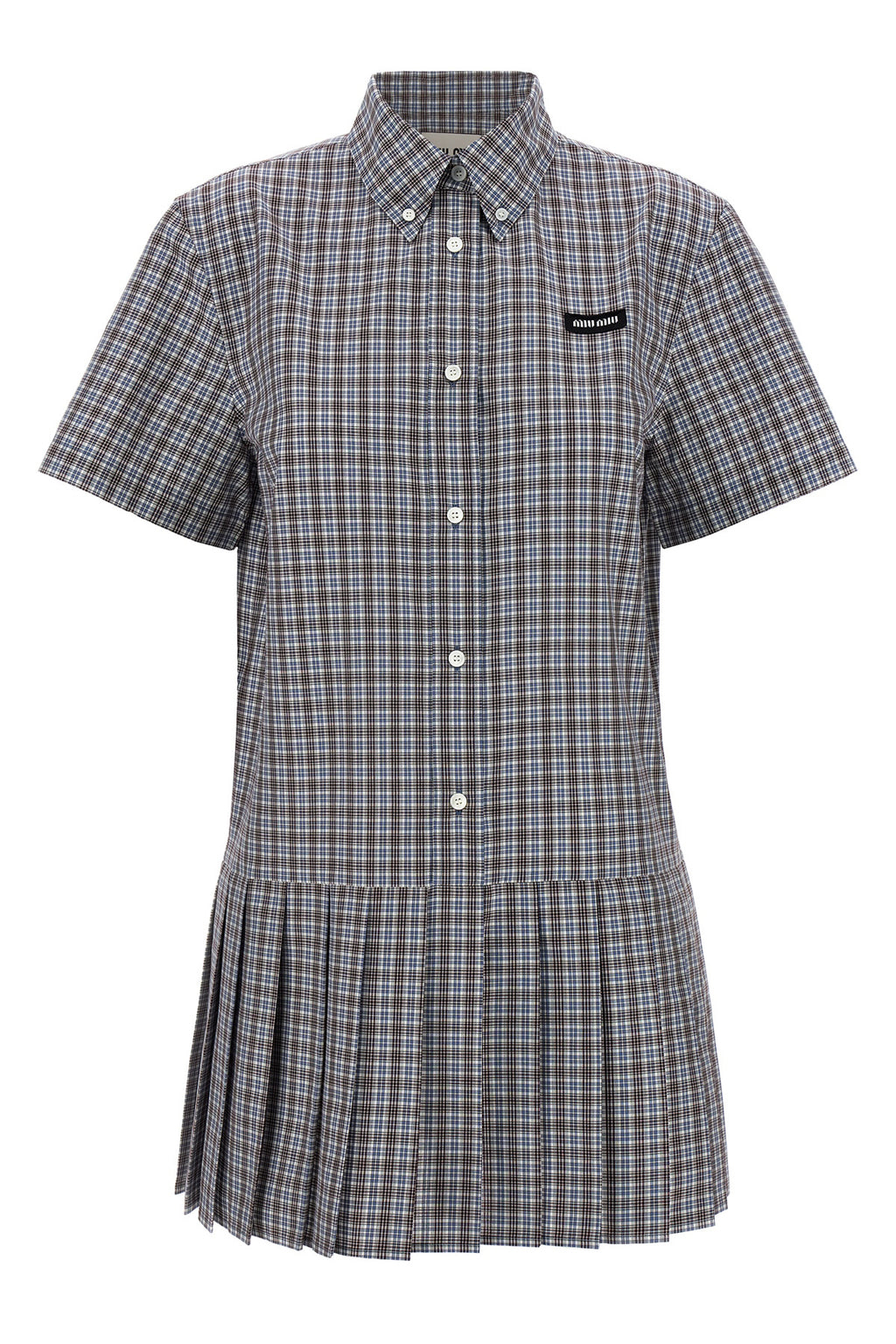 MIU MIU Pleated dress For Women 100% cotton