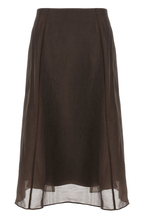 BRUNELLO CUCINELLI 'Circle' skirt For Women 100% silk