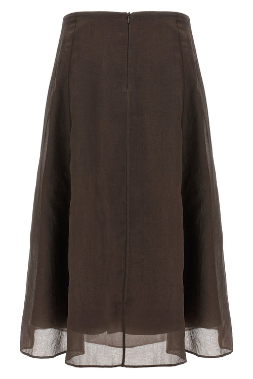 BRUNELLO CUCINELLI 'Circle' skirt For Women 100% silk