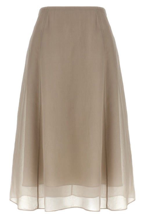 BRUNELLO CUCINELLI 'Circle' skirt For Women 100% silk